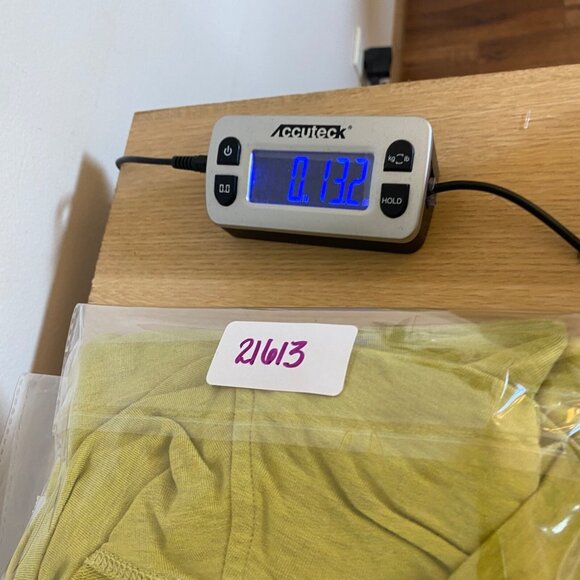 CAbi Top Womens Small Green Cowl Neck Long Sleeve Slouchy Stretch Knit Pullover - Picture 9 of 9